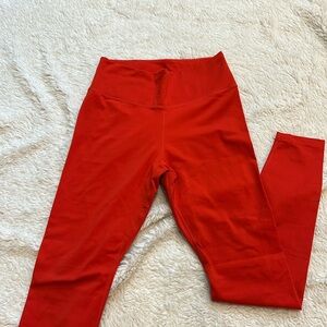 Bright red Nike leggings size S